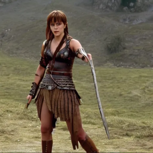 Image similar to still of emma watson in xena warrior princess