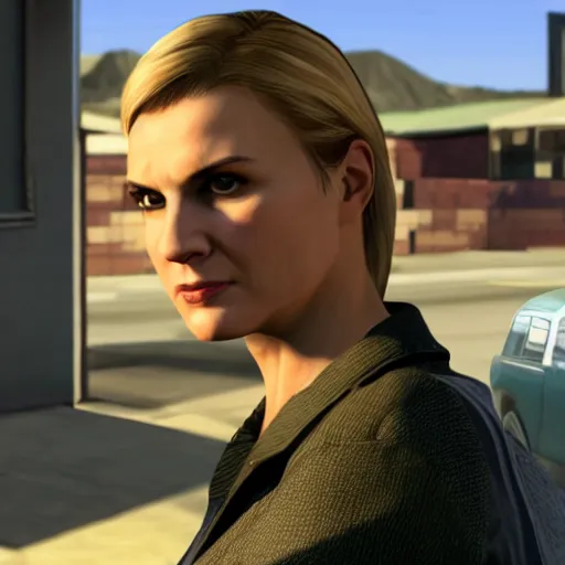 Image similar to Kim Wexler from Better Call Saul as a GTA character