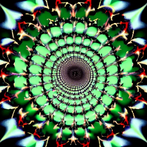 Image similar to an infinite fractal universe