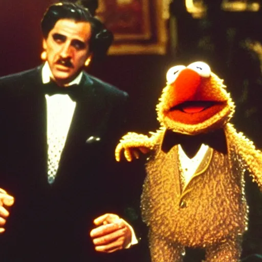 Prompt: Muppets in Godfather, 8k, cinematic, movie still