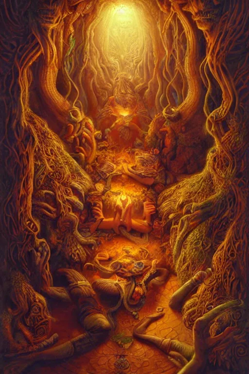 Prompt: The Ayahuasca Spirit, by Justin Gerard