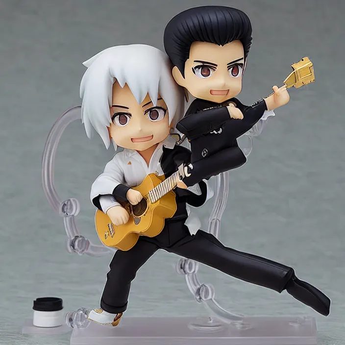 Image similar to Elvis Presley, An anime Nendoroid of Elvis Presley, figurine, detailed product photo