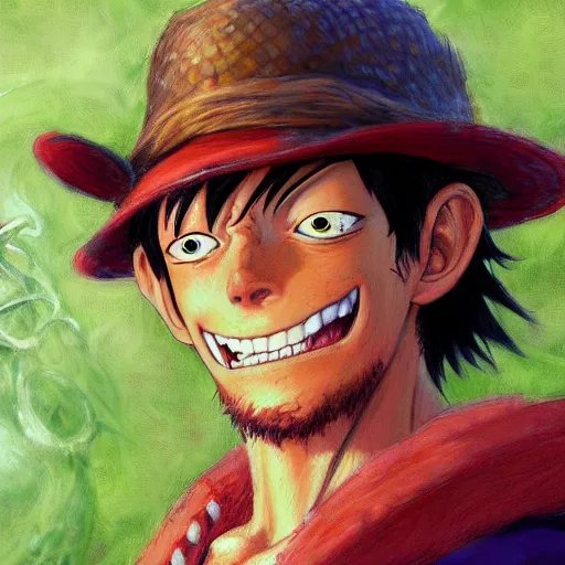 Image similar to monkey d luffy as a realistic fantasy d & d character, close - up portrait art by donato giancola and greg rutkowski, realistic face, digital art, trending on artstation