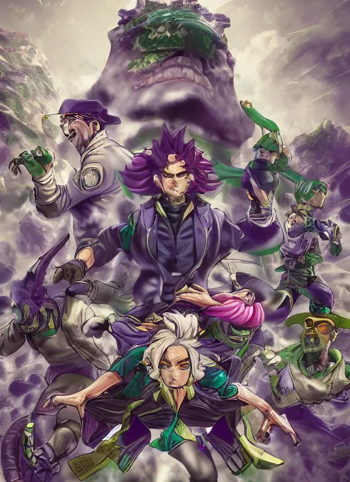 jojo's bizarre adventure stand - AI Generated Artwork - NightCafe Creator