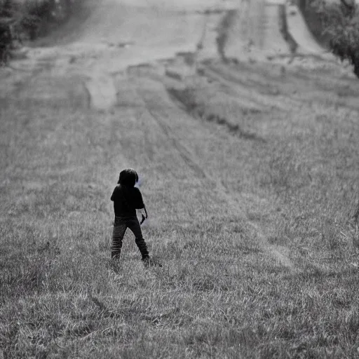 Prompt: the walking dead, 85mm pentax k1000, f 1/3, award winning photography