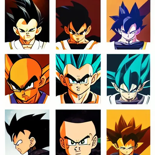 Drawings Of Dragon Ball Z Characters on Behance