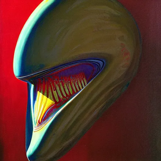 Image similar to alien by wayne thiebaud