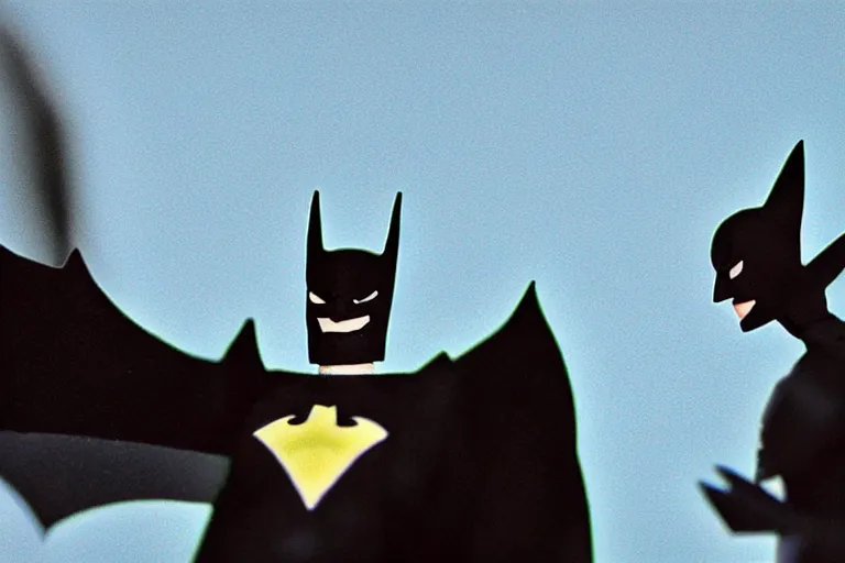 Image similar to claymation batman