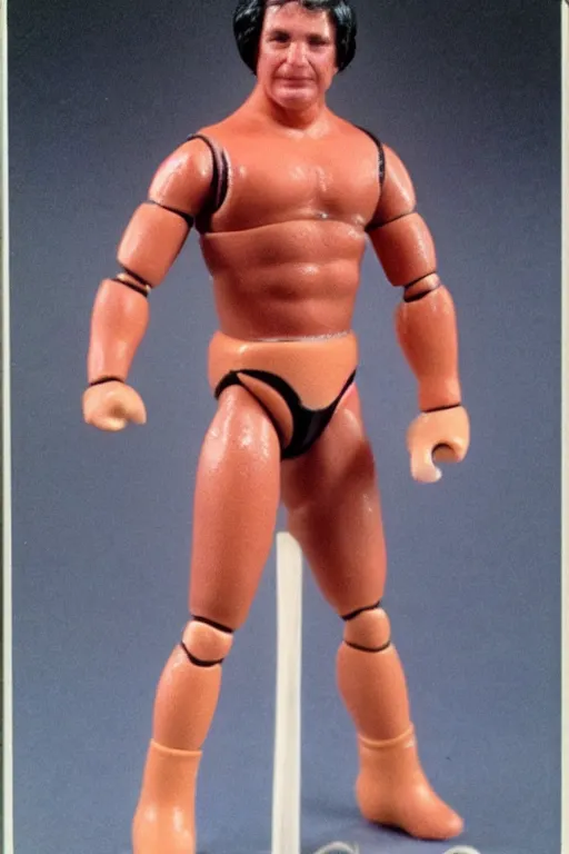 Image similar to [ western australian premier mark mcgowan ] as a 1 9 8 0 s wrestling action figure, perth, state daddy, wa 🇦🇺,