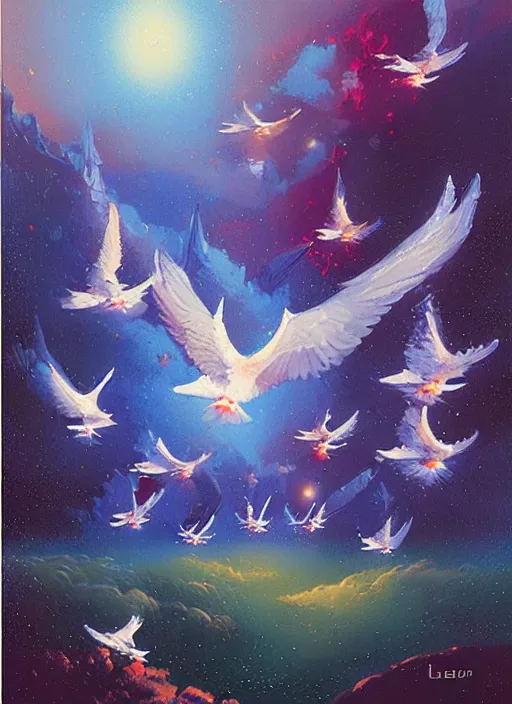 Image similar to freedom doves by paul lehr