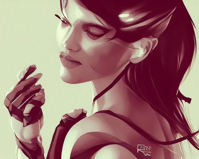 Image similar to stability, a simple vector based illustration, by ross tran, artgerm