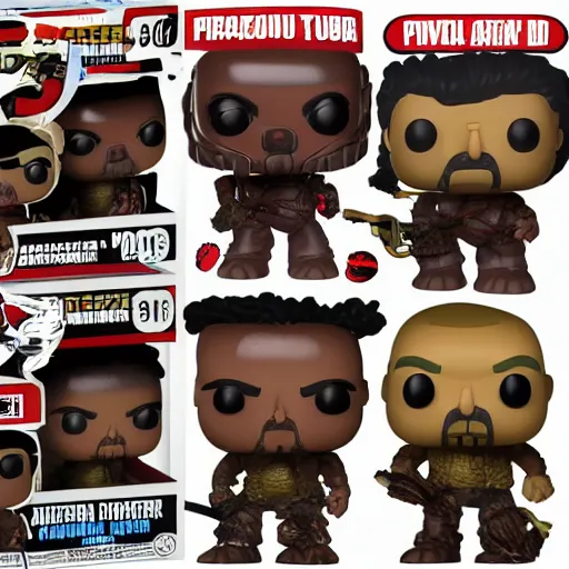 Image similar to movie predator funko pops