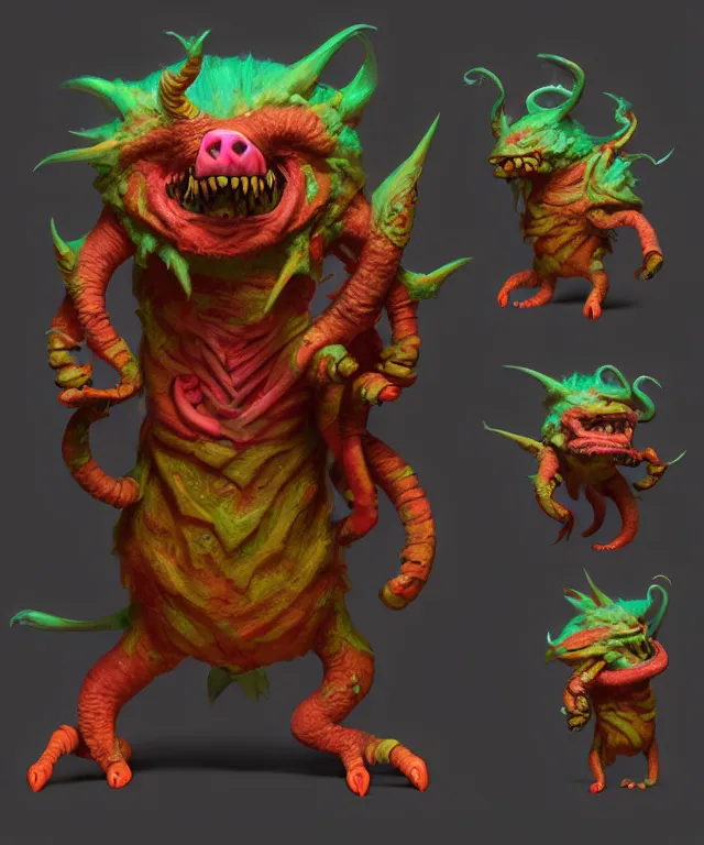Prompt: a xanathar dnd creature, adorable and whimsical, fantasy,, unreal engine 5, marmoset toolbag, redshift, vibrant colors, high contrast,, art by wes benscoter