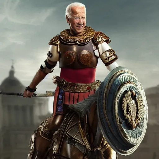 Image similar to joe biden as a roman gladiator