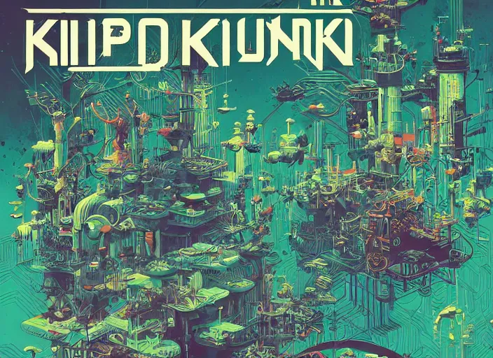 Image similar to biopunk kingdom by android jones and petros afshar, tom whalen, james gilleard