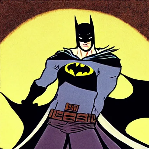 Prompt: batman the prince of night, digital art, utamaro kitagawa, banksy, frank miller style
