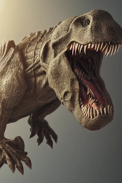 Prompt: kawaii t rex, ultra realistic, concept art, intricate details, highly detailed, photorealistic, octane render, 8 k