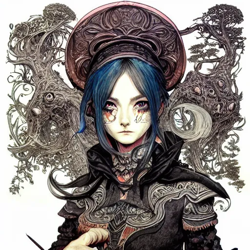 Image similar to prompt: Portrait painted in world of Warcraft style drawn by Vania Zouravliov and Takato Yamamoto, inspired by Fables, intricate acrylic gouache painting, high detail, sharp high detail, manga and anime 2000