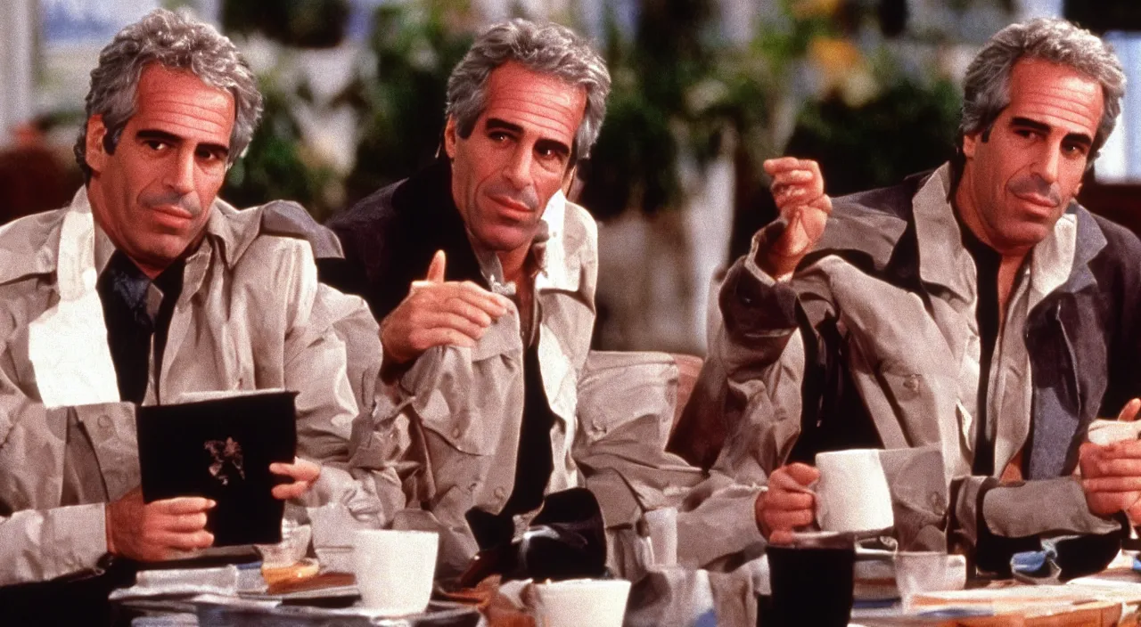 Prompt: Jeffrey Epstein in Seinfeld (1989)