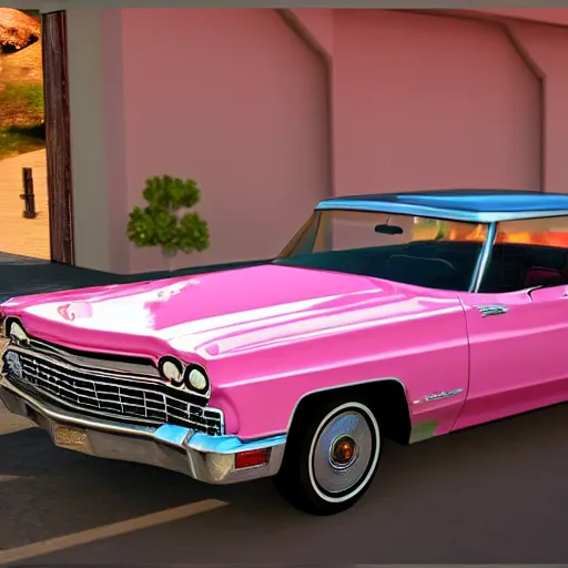 Prompt: a closeup photorealistic photograph of elvis driving a vintage chevy impala pink interior shot. film still. 4 k hd image, trending on artstation, featured on behance, well rendered, extra crisp, features intricate detail, epic composition and the style of unreal engine.