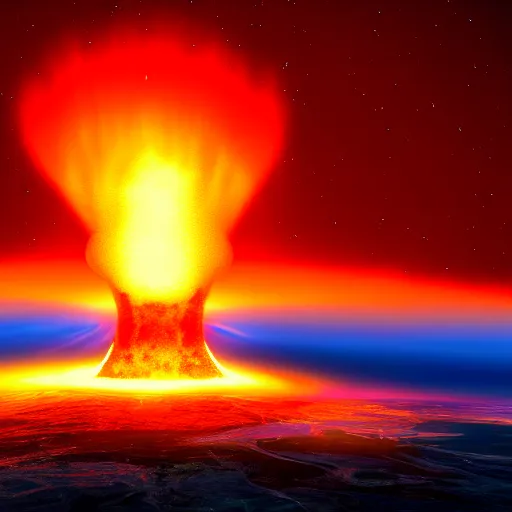 Image similar to nuclear explosion, 4 k