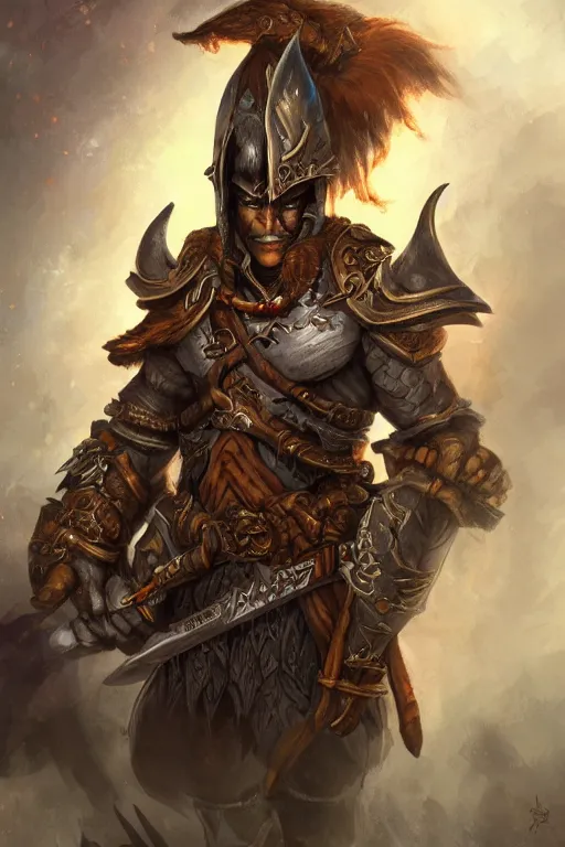 Prompt: a Dark Elf Warrior in the style of Justin Gerard, digital painting, very detailed, high definition