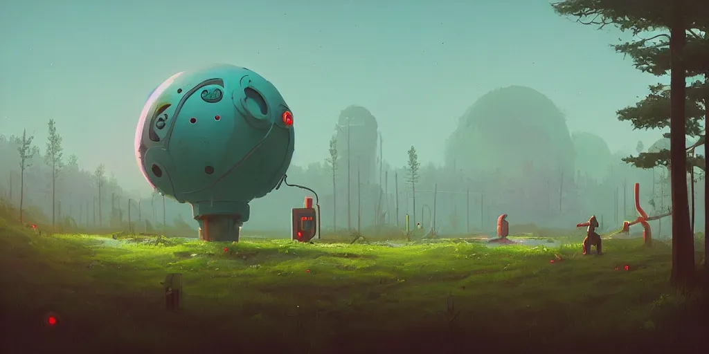 Image similar to “Portal to another world by Simon Stalenhag, 8k, highly detailed, trending on artstation”