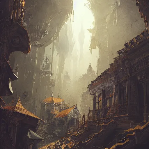 Image similar to bendigo australia , highly detailed, illustration, fantasy art, in the style of greg rutkowski, epic, fantasy, intricate, hyper detailed, artstation, concept art, smooth, sharp focus, ray tracing