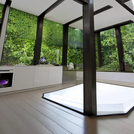 Image similar to skylight with led strip light surround, realistic, photography, home and garden, houzz, 8k,