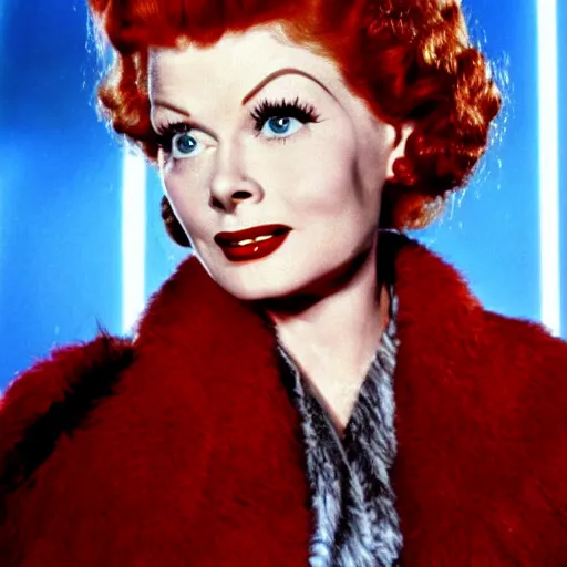 Image similar to a photograph of lucille ball in the movie star wars the empire strikes back