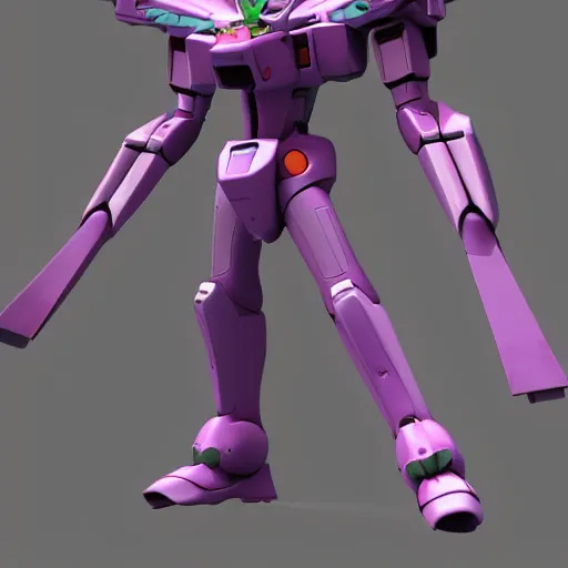 Prompt: 3 d model of evangelion unit - 0 1