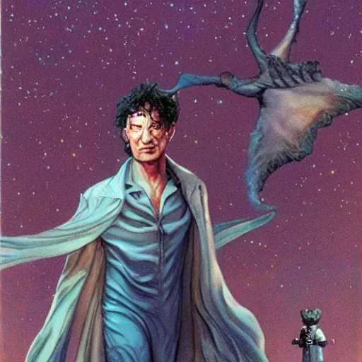 Image similar to dream of the endless sandman Morpheus Neil Gaiman by Darrell k. Sweet