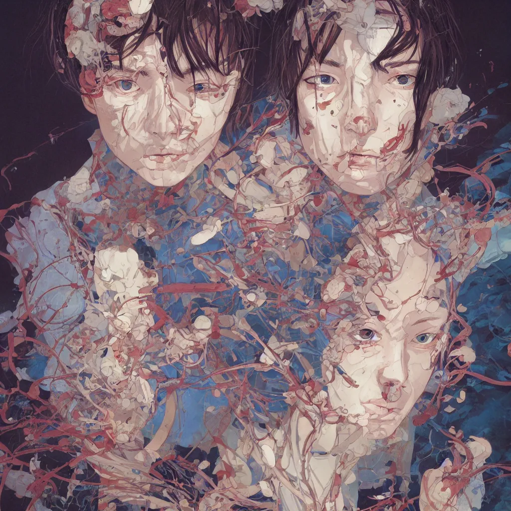 Image similar to citizen portrait soft light painted by james jean and katsuhiro otomo and erik jones, inspired by memories anime, smooth face feature, intricate oil painting, high detail illustration, sharp high detail, manga and anime 1 9 9 9