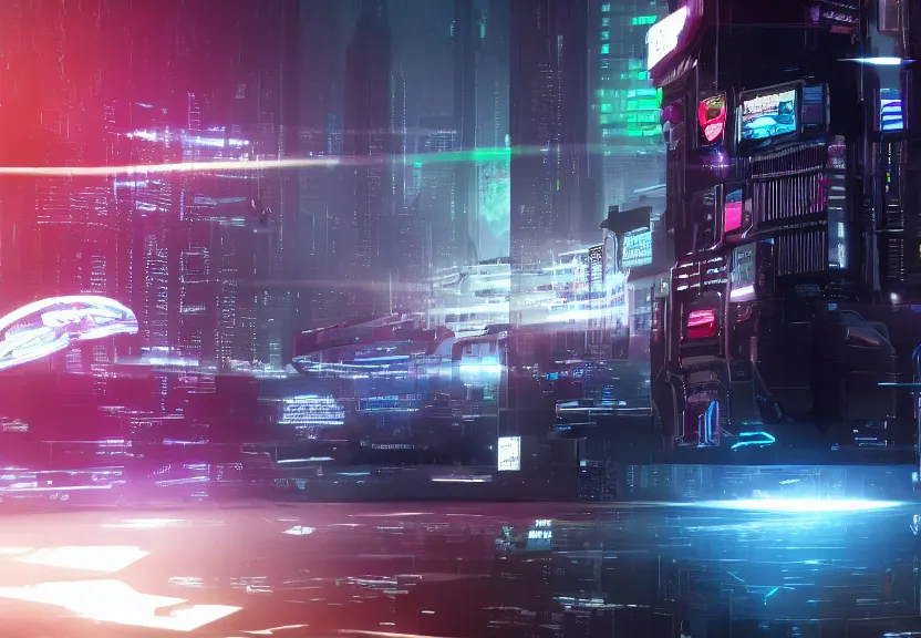 Image similar to cyberpunk computer running a videogame, highly detailed