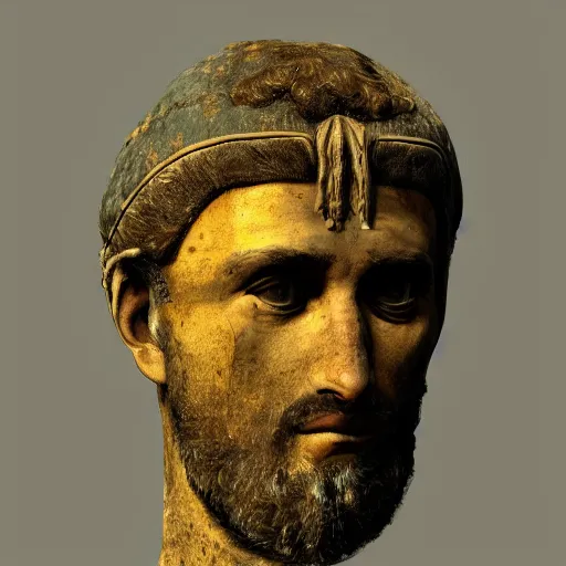 Image similar to 8 k, uhd, historical coloured pictures of ancient roman playing ps 5, highly details textures, highly details content