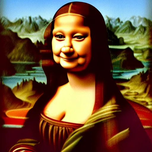 Image similar to Miss Piggy as the Mona Lisa painting by Leonardo da Vinci, ultra detailed, 8k ultrarealistic