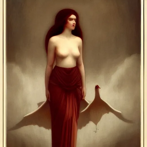 Image similar to a painting in the style of tom bagshaw and in the style of alphonse osbert and in the style of charles dulac. smooth, sharp focus.
