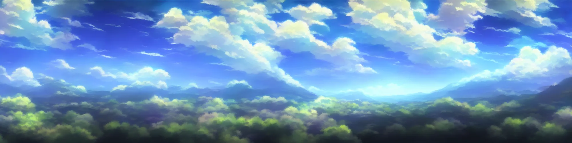 Image similar to wide view shot of the sky. matte painting, anime, studio ghibli. professional digital painting, artstation, concept art, smooth, beautiful, cinematic