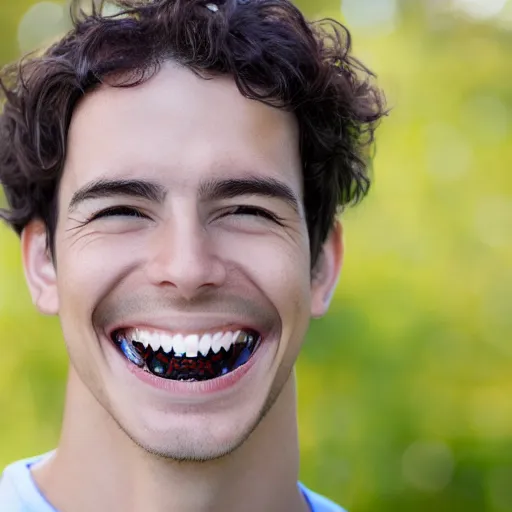 Image similar to man smiling with missing teeth