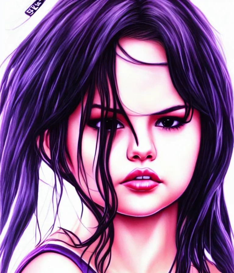 Image similar to Selena Gomez by Artgerm