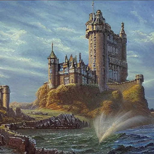 Image similar to the # splafluted castle by james gurney