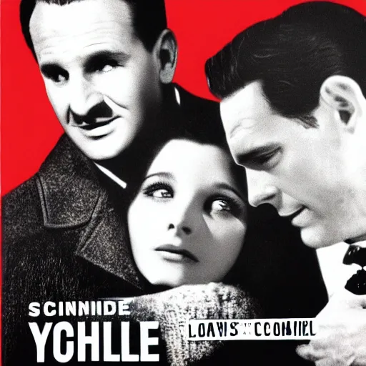 Image similar to schindler list romantic comedy promo poster