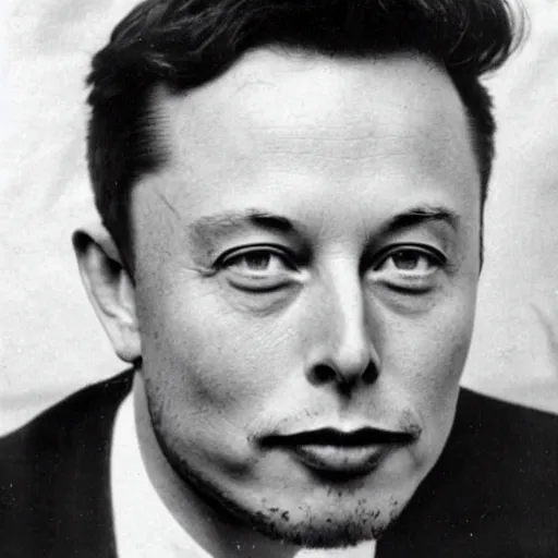 Image similar to elon musk 1 9 0 0 s photo