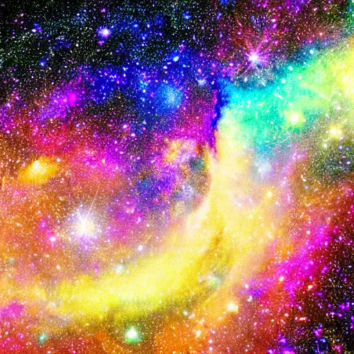 Prompt: prismatic galaxy, luminescent