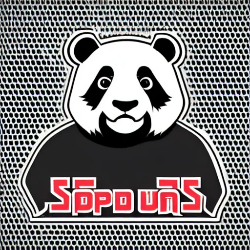 Image similar to in the style of max prentis and deathburger and laurie greasley a vector e-sports sticker logo of a panda, highly detailed, colourful, 8k wallpaper