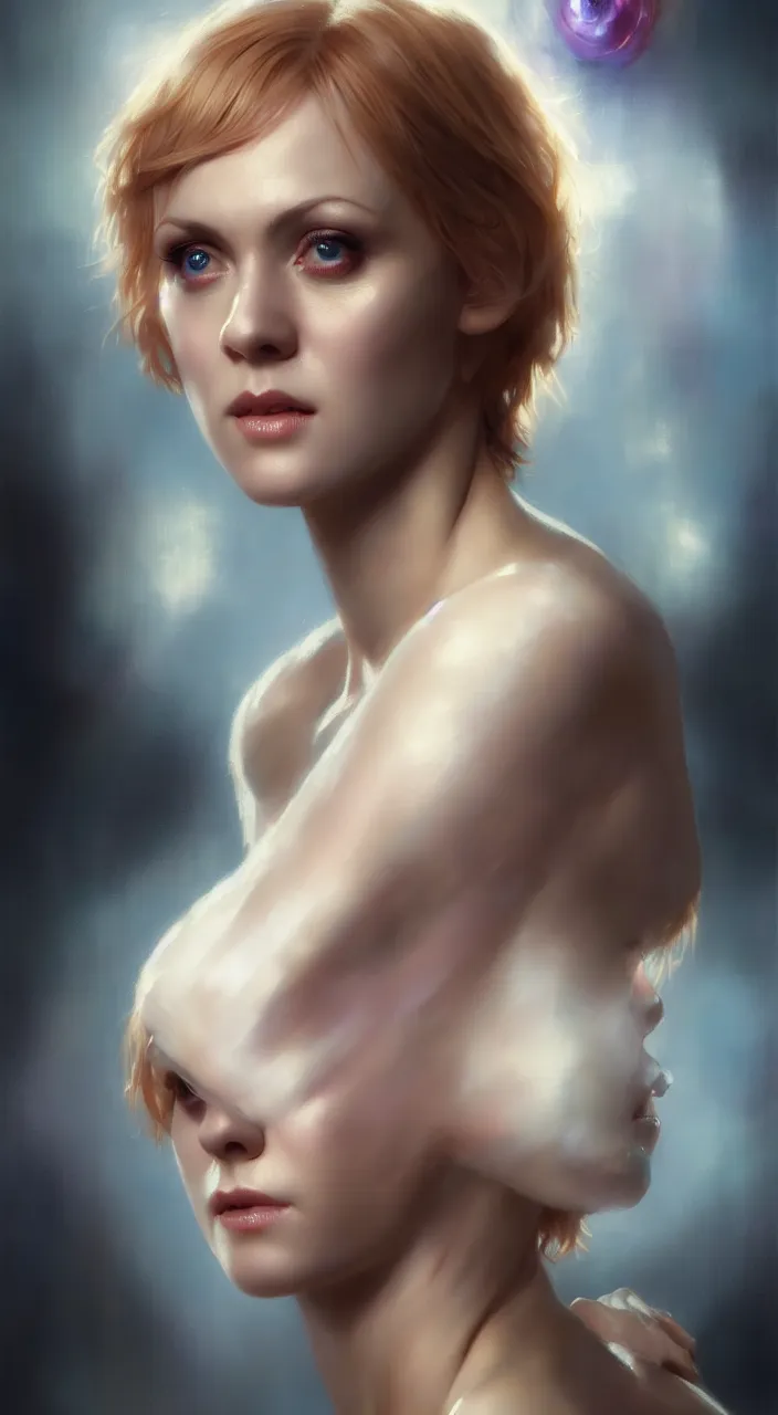 Prompt: photo of sally webster, film still, dslr, by greg rutkowski, enoch bolles, ross tran, artgerm, wlop glossy skin, intricate detail, art deco, pearlescent, very coherent, cute