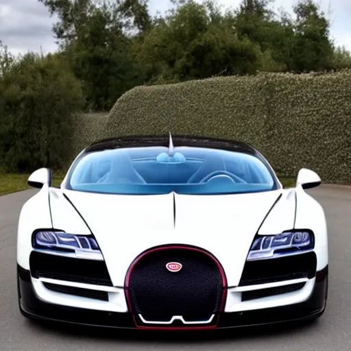 Image similar to A Bugatti Tesla hybrid