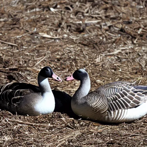 Image similar to a goose a goose, my kingdom for a goose