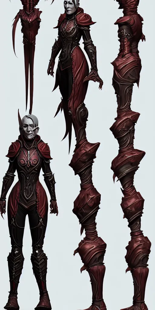 Prompt: stylized muscular victorian female grand inquisitor endboss. concept art, character sheet, blizzard, eldenring, screenshot, extremely detailed, insanely detailed, stylized, zbrush, horror, bloodbourne, full body concept