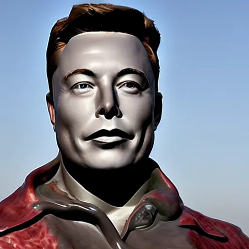 Prompt: meat statue of elon musk, 4k intricate details, photorealistic